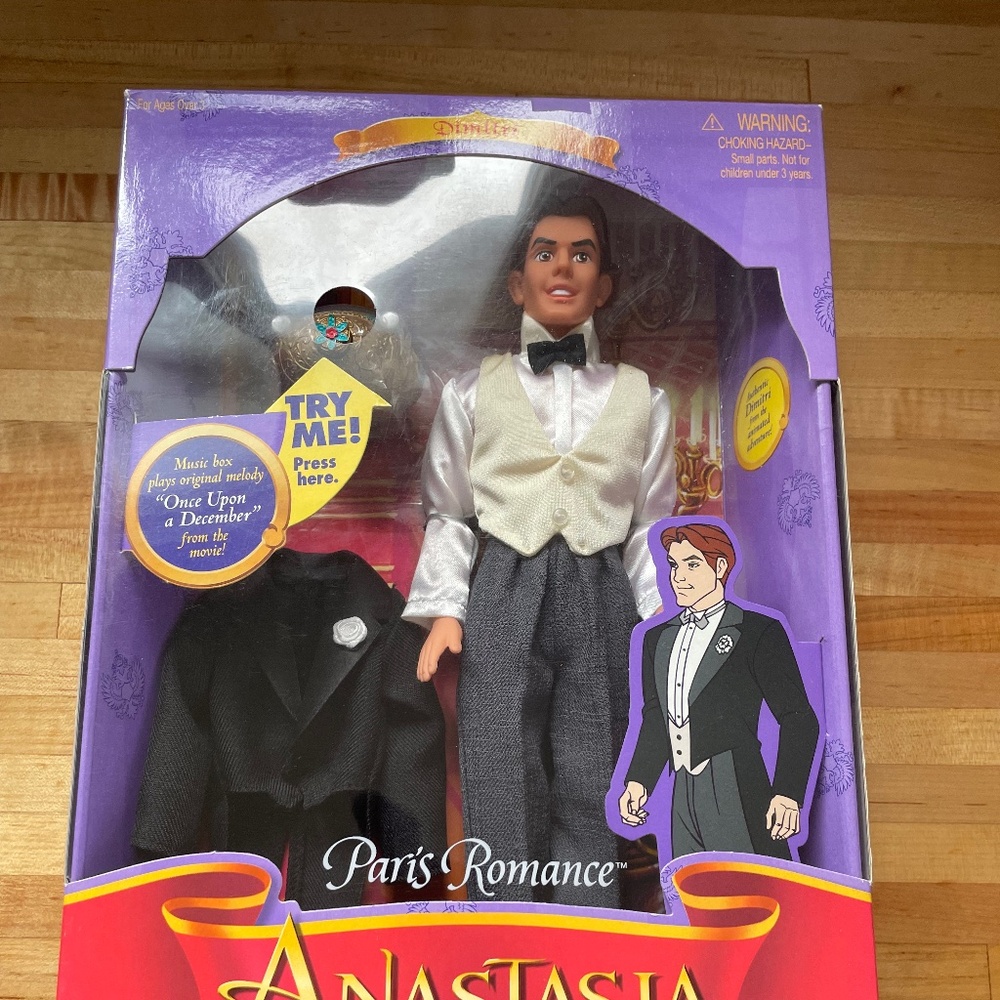 NIB- Dimitri Doll- Anastasia 1997